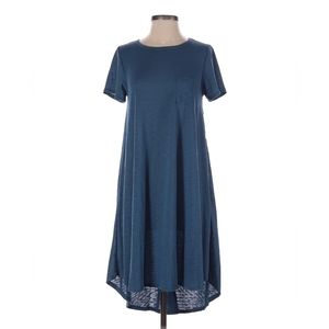 NWT LuLaRoe Comfy dress in blue XS (but could easily fit like a small)